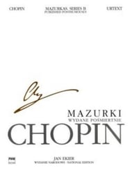 cover Mazurkas piano sheet music cover